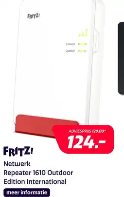 Electroworld FRITZ! Repeater 1610 Outdoor Edition Internationaal aanbieding