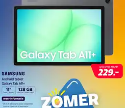Electroworld Samsung Galaxy Tab A11+ 128 GB 27,9 cm (11) 6 GB Wi-Fi 5 aanbieding