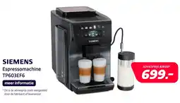 Electroworld Siemens TP603EF6 EQ600 iAroma extraKlasse aanbieding