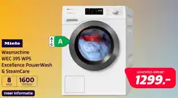 Electroworld Miele WEC 395 WPS Excellence PowerWash & SteamCare aanbieding