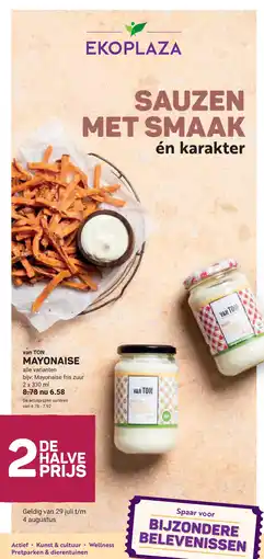 Ekoplaza van TON MAYONAISE aanbieding