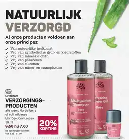 Ekoplaza Urtekram VERZORGINGS- PRODUCTEN aanbieding