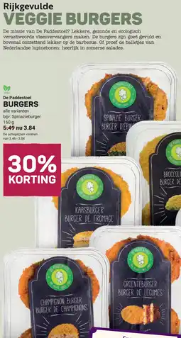 Ekoplaza De Paddestoel BURGERS aanbieding