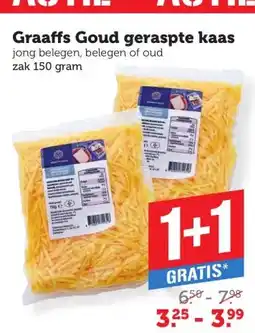 Coop Graaffs Goud geraspte kaas aanbieding