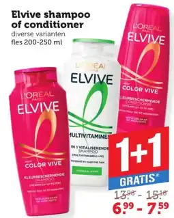 Coop Elvive shampoo of conditioner aanbieding
