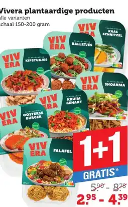 Coop Vivera plantaardige producten aanbieding