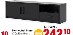 Budget Home Store Tv-meubel Bram 170 cm aanbieding