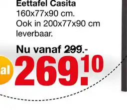 Budget Home Store Eettafel Casita 200 cm aanbieding