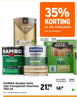 GAMMA gamma douglas beits aanbieding