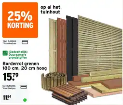GAMMA Borderrol grenen aanbieding