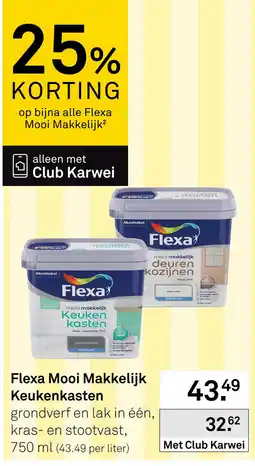 Karwei Flexa Mooi Makkelijk Keukenkasten aanbieding