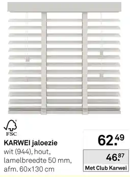 Karwei Karwei jaloezie aanbieding