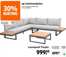 GAMMA Loungetset Puglia aanbieding