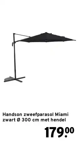 GAMMA Handson zweefparasol Miami aanbieding