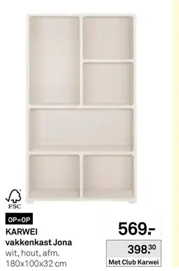 Karwei Karwei vakkenkast jona aanbieding