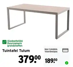 GAMMA Tuintafel Tulum aanbieding