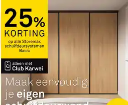 Karwei Storemax schuifdeursystemen basic aanbieding