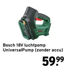 GAMMA Bosch 18V luchtpomp UniversalPump aanbieding