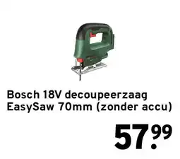 GAMMA Bosch 18V decoupeerzaag EasySaw 70mm aanbieding