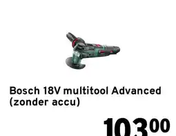 GAMMA Bosch 18V multitool Advanced aanbieding