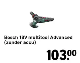 GAMMA Bosch 18v multitool advanced aanbieding