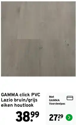 GAMMA gamma click pvc aanbieding