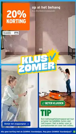 GAMMA Op al het behang aanbieding