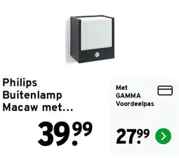 GAMMA Philips Buitenlamp Macaw met... aanbieding