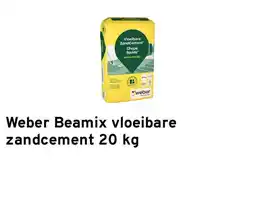 GAMMA Weber beamix vloeibare zandcement aanbieding