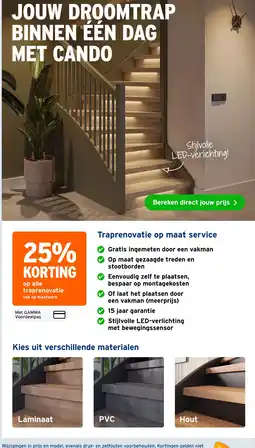 GAMMA Cando traprenovatie aanbieding