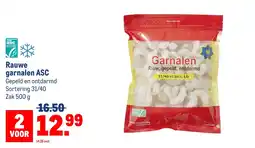 Makro Rauwe garnalen ASC aanbieding