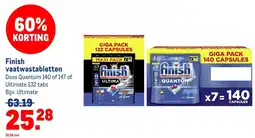 Makro Finish vaatwastabletten aanbieding