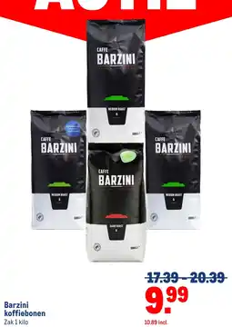 Makro Barzini koffiebonen aanbieding