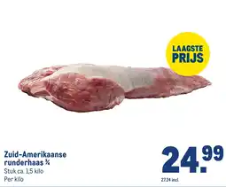 Makro Zuid-Amerikaanse runderhaas ¾ aanbieding
