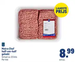 Makro Metro Chef half-om-half gehakt aanbieding