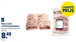 Makro Metro Chef varkensspeklappen aanbieding