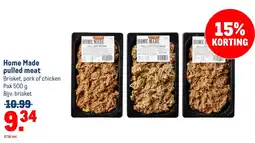 Makro Home Made pulled meat aanbieding