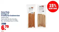 Makro Home Made Frankfurter knakworst aanbieding