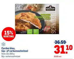 Makro Gierlinger wiener schnitzel aanbieding