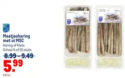 Makro Maatjesharing met ui MSC aanbieding