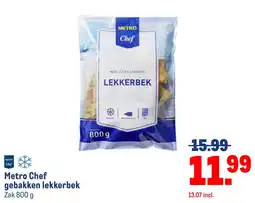 Makro Metro Chef gebakken lekkerbek aanbieding