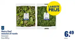 Makro Metro Chef mesclun of rucola aanbieding