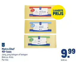 Makro Metro Chef 48+ kaas aanbieding