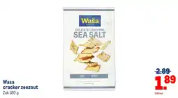 Makro Wasa cracker zeezout aanbieding