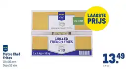 Makro Metro Chef frites aanbieding