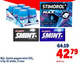Makro Smint peppermint XXL aanbieding