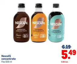 Makro Nescafé concentrate aanbieding
