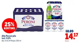 Makro Peroni Nastro Azzurro aanbieding