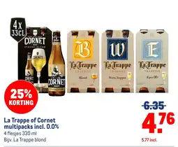 Makro La Trappe of Cornet aanbieding