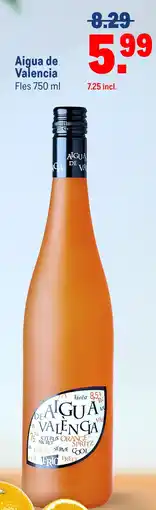 Makro Aigua de valència aanbieding